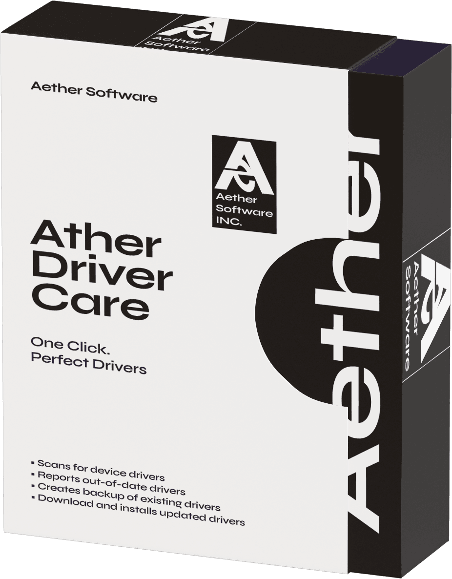 Aether Driver Care software box